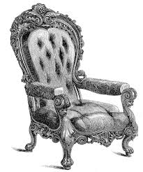 Vintage Clip Art 2 Fancy Chairs The Graphics Fairy Clip Art Vintage Art Antique Illustration