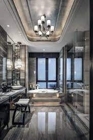 A master bathroom in need of an update was modernized with a barn door, new vanity and modern natural tile selections. Top 60 Best Master Bathroom Ideas Home Interior Designs