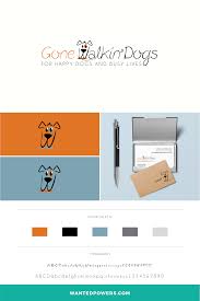 Pet Sitting And Dog Walking Logo And Branding Identity Business Card Design Graphic Design Pet Dog Walking Logo Wordpress Web Design Business Card Design
