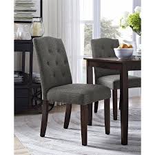 Better Homes And Gardens Parsons Tufted Dining Chair Multiple Colors Image 1 Of 5 Side Chairs Dining Tufted Dining Chairs Fabric Dining Chairs