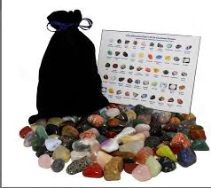 gift 101 stone mixed lot assorted mix of bulk natural mineral tumbled gemstones