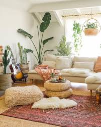 Living Room Interior Design Home Decor Bohemian Style Modern Indoor Plants Neutral Eclectic Living Room Rooms Home Decor Living Room Style