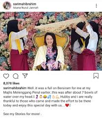 Sarimah ibrahim bakal bertunang dengan tungku nadzimuddin pg3 gosip tempatan gosip forum cari infonet. Meriah Upacara Melenggang Perut Sarimah Ibrahim Bakal Menyambut Kelahiran Kerabat Diraja Tunku X Khalifah Media