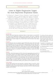 Counting forward, the next day would be a thursday. Pdf Lower Or Higher Oxygenation Targets For Acute Hypoxemic Respiratory Failure