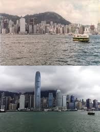 Beforeafter Hk Skyline Mosaichk More Hongkong Photos Here Http On Fb Me 17arkbv Skyline Hong Kong History Design
