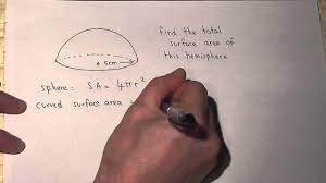 The surface area of the cone (excluding the base) is given by the formula. How Do You Find The Surface Area Of A Sphere And A Hemisphere A Plus Topper