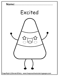 Now students will use playdough (here is our favorite easy homemade playdough recipe) to form uppercase letters and items to finish the picture. Set Of Candy Corn Cute Emotions For Kids