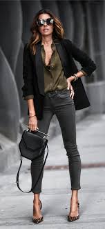 Black Blazer With Jeans Women 10 Cozy Winter Outfits To Copy Asap Tendencias De Moda Moda Ropa De Moda