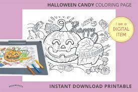 Add these free printable science worksheets and coloring pages to your homeschool day to reinforce science knowledge and to add variety and fun. Halloween Coloring Page Jpg Download Grafico Por Dreamesaya Creative Fabrica