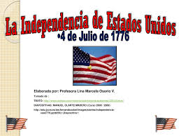 Este día marca la firma de la declaración de independencia en 1776 en la cual el país proclamó su separación formal del. Ppt La Independencia De Estados Unidos Powerpoint Presentation Free Download Id 5158931