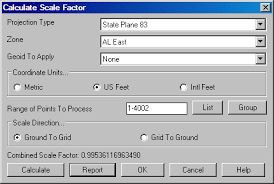 How can i calculate the scale in a drawing? Scale Points
