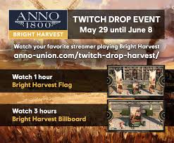 We compiled a special inventory, so you can retrieve your ubisoft drops events rewards from twitch or youtube in the same place anytime! Ferris Wheels And Twitch Drops Anno Union