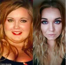 Woman loses 9 stone after her boyfriend begs her to lose weight