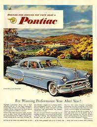 1953 Pontiac Pontiac Chieftain Pontiac Automobile Advertising