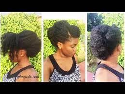 If you have long fine hair, try to create an impression of natural flow with wispy texture, extra volume and even a bouffant. How To Easy French Roll On 4c Natural Hair Youtube