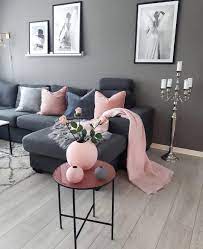 You can try black and gray combinations as dark colors and pink and purple combinations as bright. A Modern Living Room With Incredible Mid Century Modern Furniture Living Room Ideas Living Room Decor Apartment Pink Living Room Comfy Living Room Design