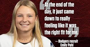 Emily Pohl, child of Minnesota legends, commits to Wisconsin