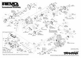 Revo 3 3 53097 Transmission Assembly Traxxas