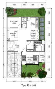 Rumah 1 lantai ini cukup kompleks lho pembagian ruangnya. 15 Denah Rumah Type 70 Minimalis Desain 1 2 Lantai Rumahpedia