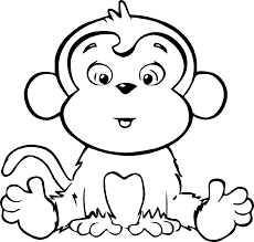 Easy And Hard Coloring Pages Of Monkeys 101 Activity Monkey Coloring Pages Cartoon Coloring Pages Cute Coloring Pages