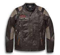 Men S Gastone Riding Jacket 9811216vm Harley Davidson Usa Leather Jacket Distressed Leather Jacket Harley Davidson Men