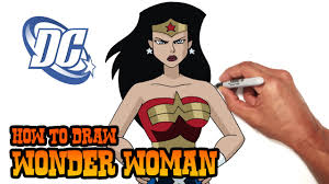 How To Draw Wonder Woman Dc Comics Youtube Kids and beginners alike can now draw a great looking wonder woman.