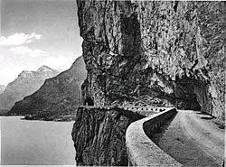I was told the axenstrasse went around the entire vierwaldstättersee, but it is just a piece of it. Axenstrasse Wikipedia
