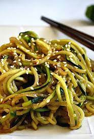 Spicy Stir Fry Zoodles Dairy Free Recipe Zoodle Recipes Zuchinni Recipes Spicy Recipes