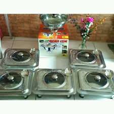 Harga grosir merk pabrik napolly, maspion, lion star, kaisha. Alat Masak Unik Set Prasmanan Stainless Full Kaca 1 Set Facebook
