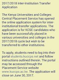 The transaction code is the code you receive when you pay via mpesa. Kuccps Inter Universities Transfers Is Currently On Abdallahjei
