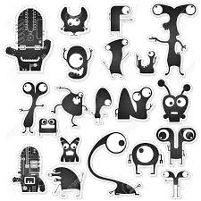 We did not find results for: Set Of Twenty Black And White Cute Monsters Isolated On White With Border For Cutting Funny Character Stickers Cartoon Illustration Printable Vector Royalty Free Cliparts Vectors And Stock Illustration Image 68976942