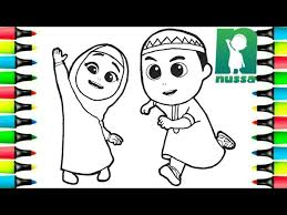 Dengan belajar mewarnai, kreativitas dan imajinasi siswa akan semakin berkembang. Mewarnai Nussa Dan Rara Gabrez