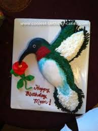 Coolest Hummingbird Cake Hummingbird Cake Bird Cakes Cool Birthday Cakes