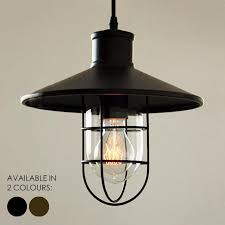 Harbour Industrial Rustic Pendant Ceiling Light Tudo And Co