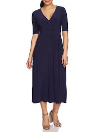 Chaus Laura Elbow Sleeve Wrap Dress Belk Women Long Sleeve Dress Wrap Dress Styles