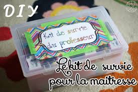 Kit De Survie Du Professeur Tuto Inside Kit De Survie Cadeaux De Depart Cadeau Pour Enseignant