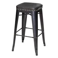You have searched for padded saddle stool and this page displays the best product matches we have for padded saddle stool to buy online in august 2021. Hank Grey Backless Barstool With Nailhead Trim Faux Leather Upholstered Seat At Home