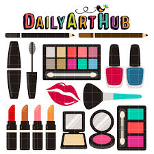 Make Up Kit Clip Art Set Daily Art Hub Free Clip Art Everyday Clip Art Makeup Kit Digital Clip Art