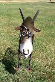 Bob The Old Goat Metal Art Projects Metal Yard Art Recycled Metal Art