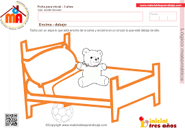 Con la ayuda de mi esposo, creé este portal para hacer del aprendizaje una experiencia interactiva y divertida para los niños. Encima Debajo 2 Logico Matematica 3 Anos Material De Aprendizaje