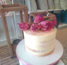 We look forward to you becoming a part of our beautiphi family! Cupcake Boutique Durban French Vanilla Naked Cake With Proteas