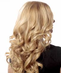 Beautiful model with retro hair style bouffant hair and a bushy tail. Long Curly Hair From The Back