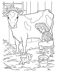 Funny cow from cartoon cattle . Cows Puppy Bark In Front Of Cows Coloring Pages Cow Coloring Pages Dog Coloring Page Coloring Books