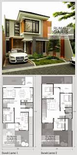 Model Rumah Minimalis Modern 2 Lantai Di Makassar Denah Dan Tampak Jpg 794 1 600 Pixeles Architecture House House Plans House Exterior