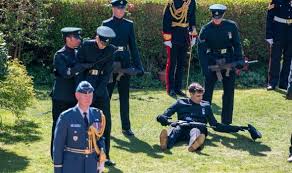 Britain's queen elizabeth ii sat alone through saturday's funeral of her late husband, prince philip, in what was an emotional yet muted affair that took place as a nation healed from a pandemic. I Lwavpqsww2fm