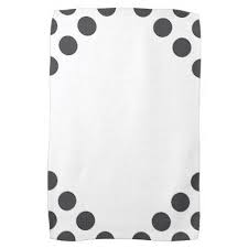 Black And White Checkered Kitchen Towels Checkered Darkgrey Dots Towel Zazzle Com White Towels Dots Dark Grey