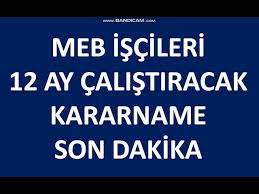 2021 2020 2019 2018 2017. Meb Iscilerine Kararnem Umudu Youtube