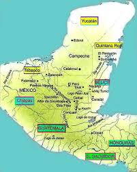 Resultado de imagen para ubicacion geografica de los mayas