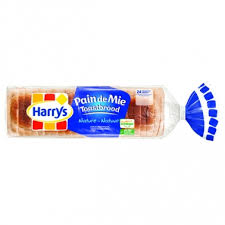 Pain De Mie En Tranches 10 X 10 Cm En Paquet 500 G Harrys Grossiste Prets A Garnir Pains Farine Et Sucre Episaveurs