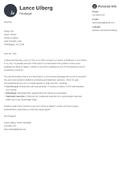 Paralegal Cover Letter Examples Ready To Use Templates